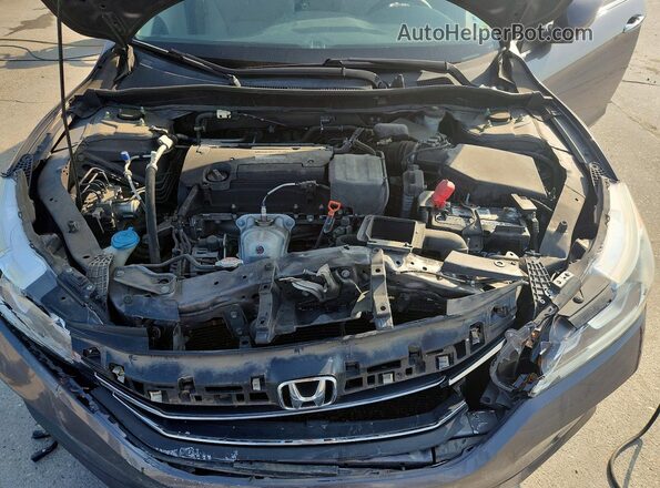 1HGCR2F34HA059656 2017 HONDA ACCORD Gray Սալոնի հետևի տեսք
