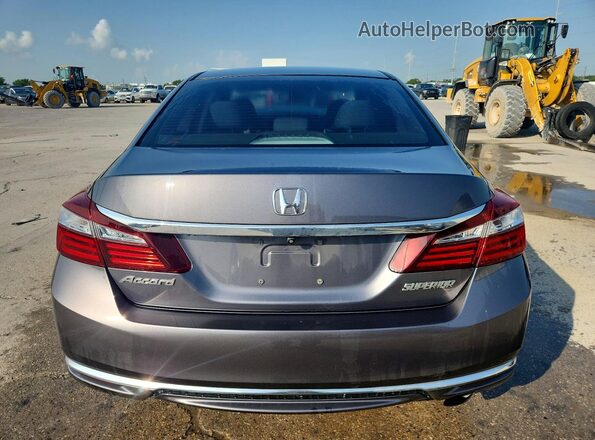 1HGCR2F34HA059656 2017 HONDA ACCORD Gray Հետևի տեսք