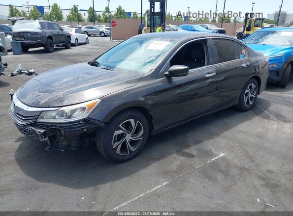 1HGCR2F34HA108032 2017 HONDA ACCORD Brown Vista tres cuartos delantera izquierda