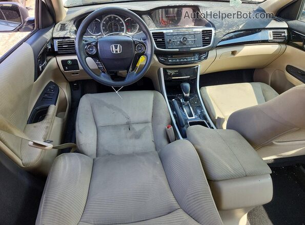 1HGCR2F34HA111142 2017 HONDA ACCORD White წინა პანელის ხედი