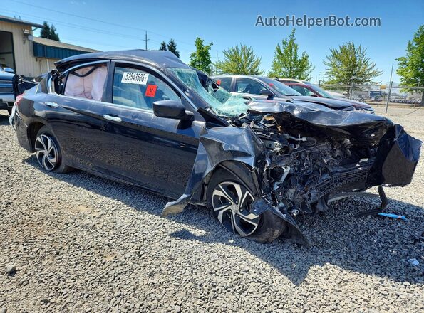 1HGCR2F34HA156064 2017 HONDA ACCORD Black Передня права чверть