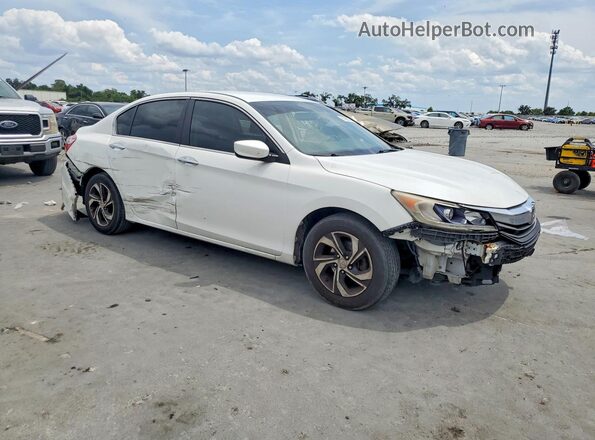 1HGCR2F34HA189498 2017 HONDA ACCORD Белый Передняя правая четверть