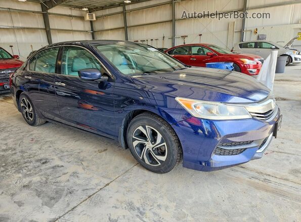 1HGCR2F34HA274096 2017 HONDA ACCORD Blue Przód prawy