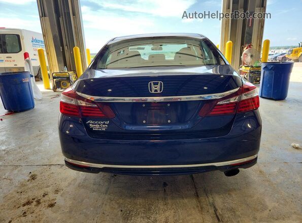 1HGCR2F34HA274096 2017 HONDA ACCORD Blue Widok z tyłu