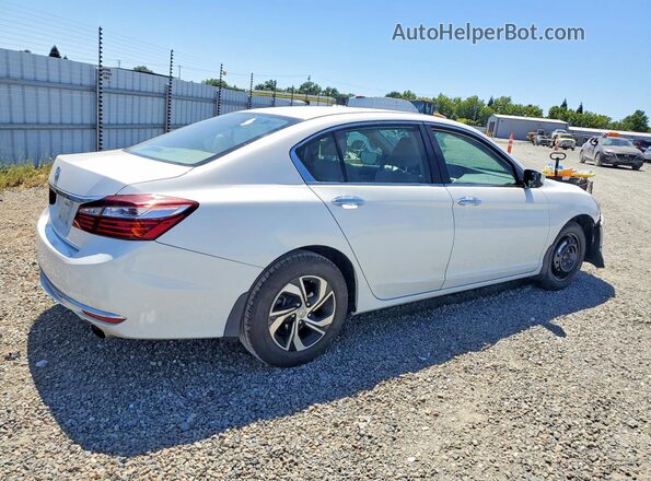 1HGCR2F35GA008732 2016 HONDA ACCORD Белый Задняя правая четверть
