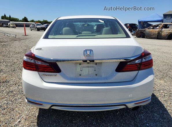 1HGCR2F35GA008732 2016 HONDA ACCORD Белый Вид сзади