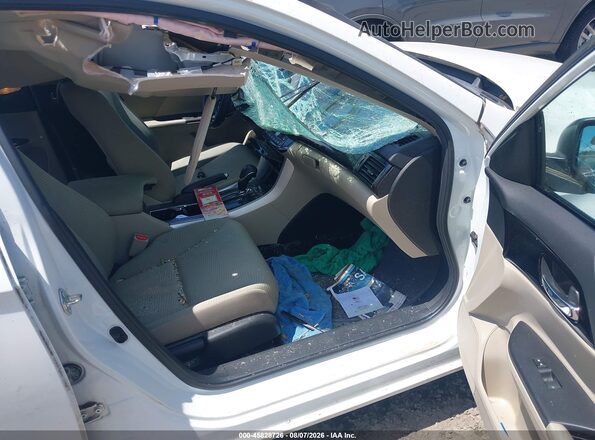 1HGCR2F35GA054125 2016 HONDA ACCORD Белый Вид салона спереди