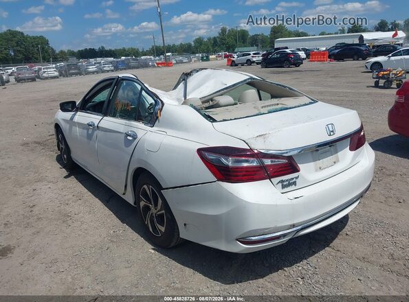 1HGCR2F35GA054125 2016 HONDA ACCORD Белый Задняя левая четверть