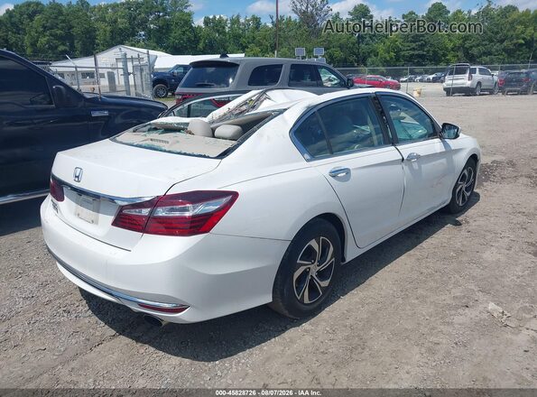 1HGCR2F35GA054125 2016 HONDA ACCORD Белый Задняя правая четверть