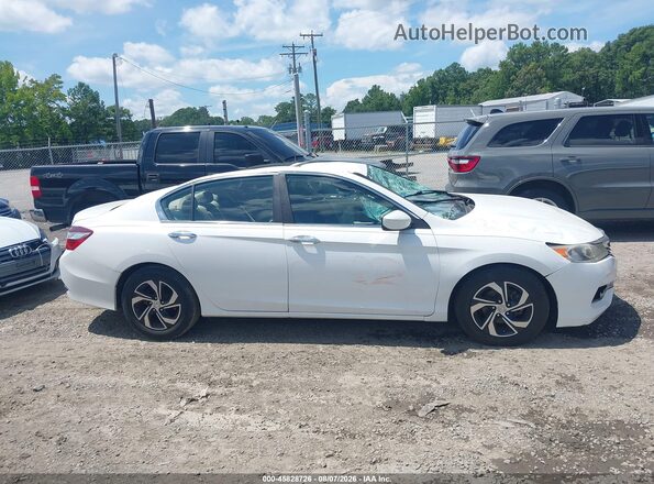 1HGCR2F35GA054125 2016 HONDA ACCORD Белый Вид задней части салона