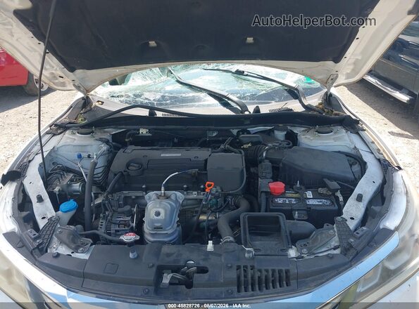 1HGCR2F35GA054125 2016 HONDA ACCORD Белый Вид сзади