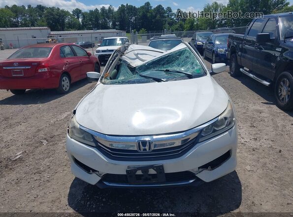 1HGCR2F35GA054125 2016 HONDA ACCORD Белый Вид щитка приборов