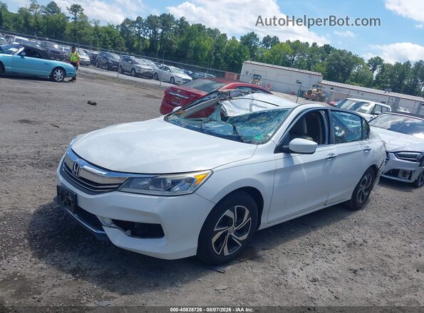 1HGCR2F35GA054125 2016 HONDA ACCORD Белый Панорамный вид салона 360°