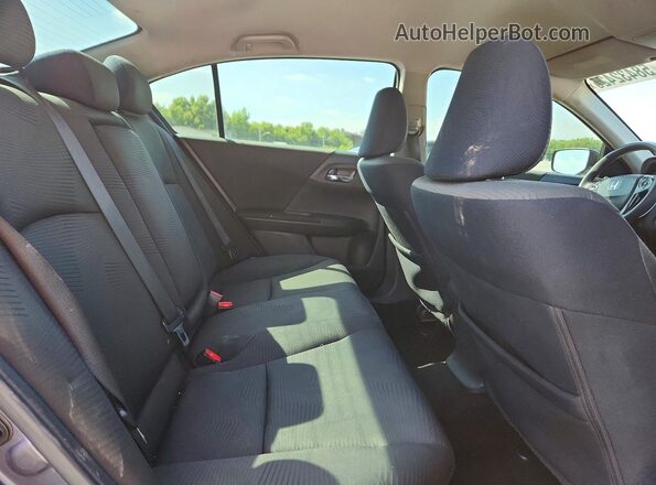 1HGCR2F35GA091241 2016 HONDA ACCORD Gray Widok tylnych siedzeń