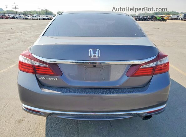 1HGCR2F35GA109141 2016 HONDA ACCORD Серый Вид сзади
