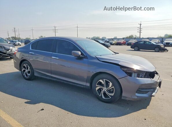 1HGCR2F35GA109141 2016 HONDA ACCORD Серый Передняя правая четверть