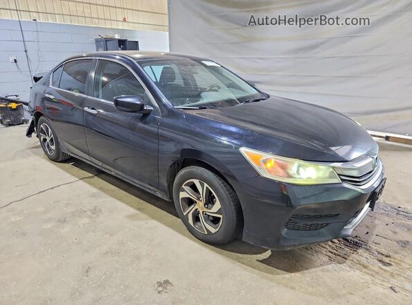 1HGCR2F35GA170134 2016 HONDA ACCORD Черный Передняя правая четверть