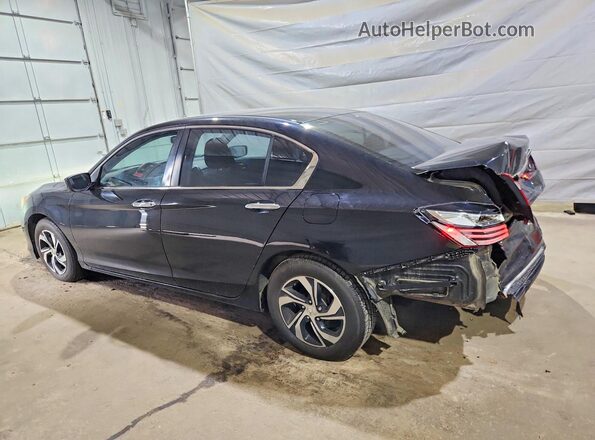 1HGCR2F35GA170134 2016 HONDA ACCORD Черный Задняя левая четверть