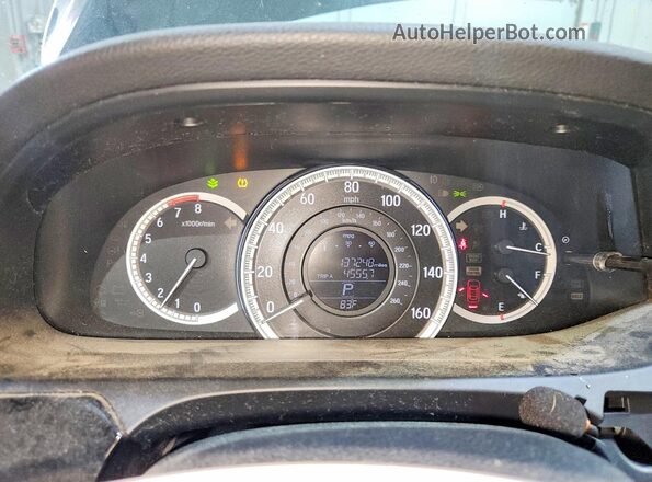 1HGCR2F35GA170134 2016 HONDA ACCORD Черный Вид щитка приборов