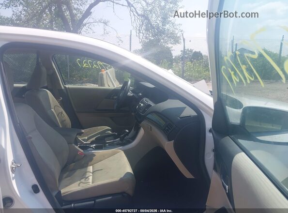 1HGCR2F35GA194742 2016 HONDA ACCORD White Widok wnętrza z przodu