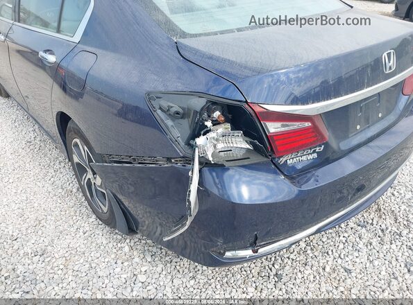 1HGCR2F35GA198516 2016 HONDA ACCORD Синий Вид спереди