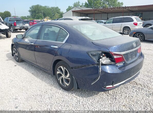 1HGCR2F35GA198516 2016 HONDA ACCORD Синий Задняя левая четверть