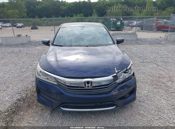 1HGCR2F35GA198516 2016 HONDA ACCORD Синий Вид щитка приборов
