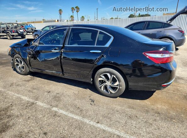 1HGCR2F35GA224032 2016 HONDA ACCORD Black Tył lewy