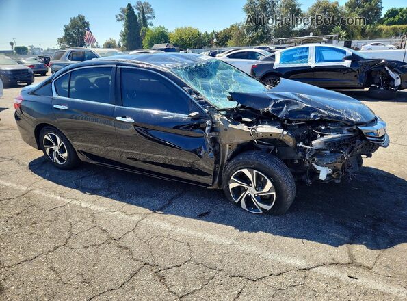 1HGCR2F35GA224032 2016 HONDA ACCORD Black Przód prawy