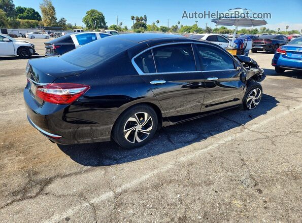 1HGCR2F35GA224032 2016 HONDA ACCORD Black Tył prawy