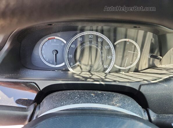 1HGCR2F35GA224032 2016 HONDA ACCORD Black Widok zestawu wskaźników