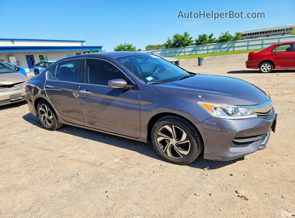1HGCR2F35HA004696 2017 HONDA ACCORD Серый Передняя правая четверть