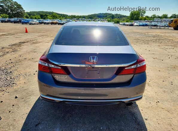 1HGCR2F35HA004696 2017 HONDA ACCORD Серый Вид сзади