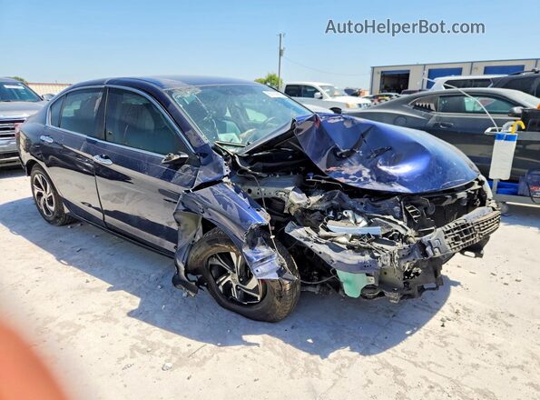 1HGCR2F35HA114583 2017 HONDA ACCORD Blue წინა მარჯვენა