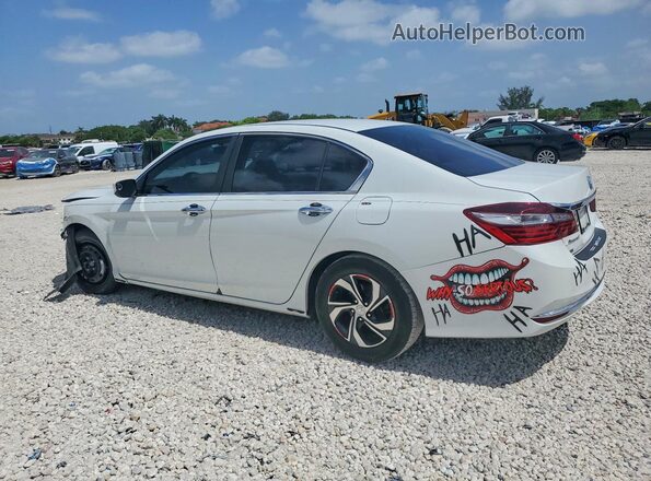 1HGCR2F35HA143985 2017 HONDA ACCORD Белый Задняя левая четверть