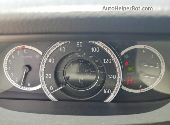 1HGCR2F35HA143985 2017 HONDA ACCORD Белый Вид щитка приборов