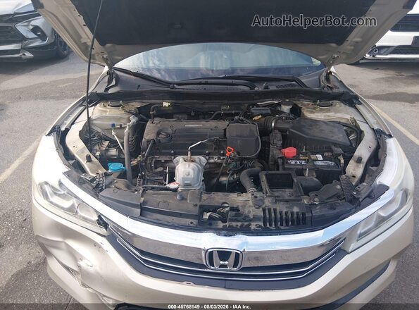 1HGCR2F35HA200993 2017 HONDA ACCORD Beige უკანა ხედი