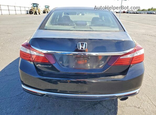 1HGCR2F35HA226140 2017 HONDA ACCORD Black უკანა ხედი