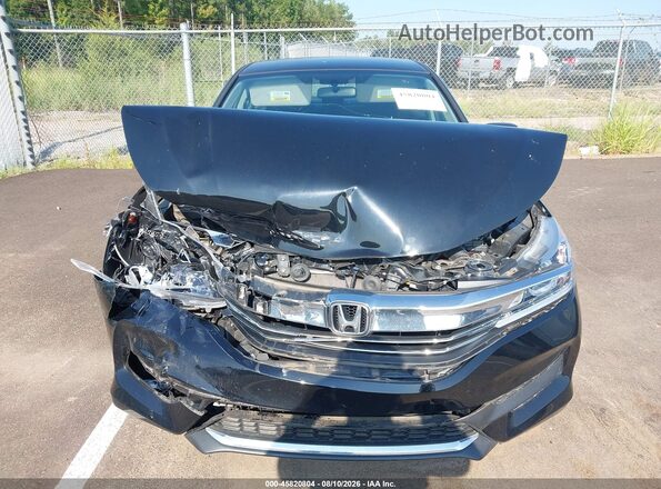 1HGCR2F35HA232391 2017 HONDA ACCORD Black Widok zestawu wskaźników