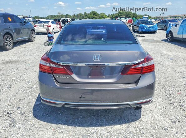 1HGCR2F35HA290517 2017 HONDA ACCORD Gray Rear view