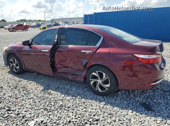 1HGCR2F36GA046597 2016 HONDA ACCORD Бордовый Задняя левая четверть