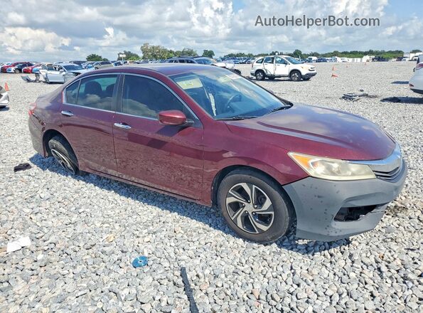 1HGCR2F36GA046597 2016 HONDA ACCORD Бордовый Передняя правая четверть