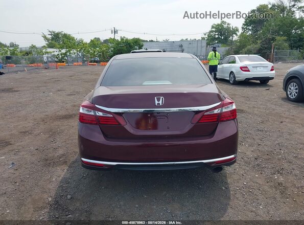 1HGCR2F36GA127034 2016 HONDA ACCORD Red 