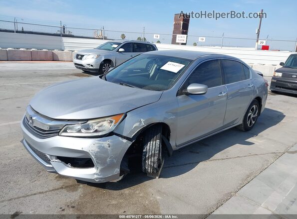 1HGCR2F36HA003119 2017 HONDA ACCORD Silver Передня ліва чверть