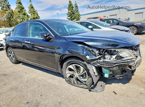 1HGCR2F36HA047573 2017 HONDA ACCORD Black Передня права чверть
