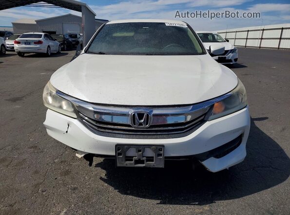 1HGCR2F36HA067256 2017 HONDA ACCORD White Вид спереду
