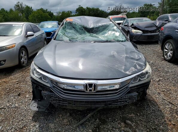 1HGCR2F36HA071176 2017 HONDA ACCORD Gray წინა ხედი