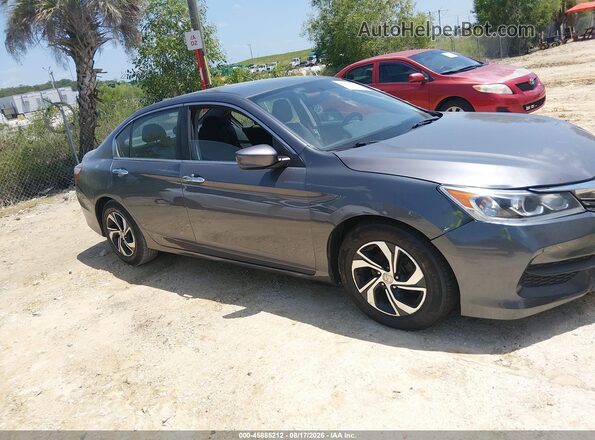 1HGCR2F36HA121316 2017 HONDA ACCORD Gray Вид задньої частини салону