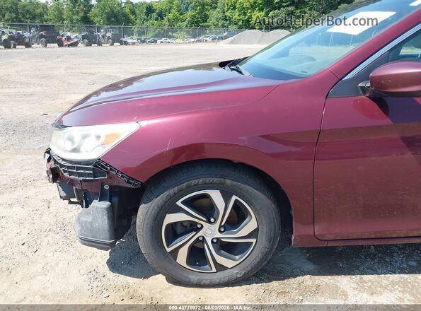 1HGCR2F37GA048911 2016 HONDA ACCORD Red 