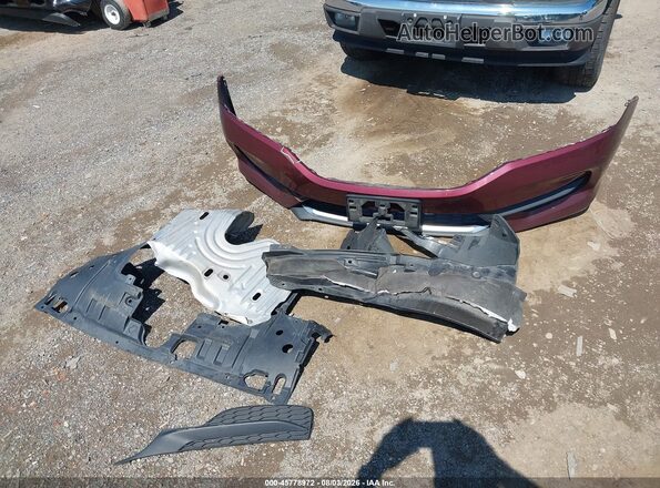 1HGCR2F37GA048911 2016 HONDA ACCORD Red Instrument cluster view